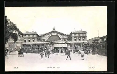 AK Paris, La Gare de l`Est