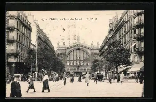 AK Paris, Paris, Gare du Nord