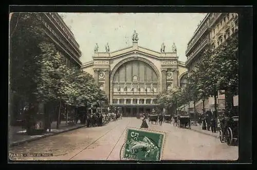 AK Paris, La Gare du Nord