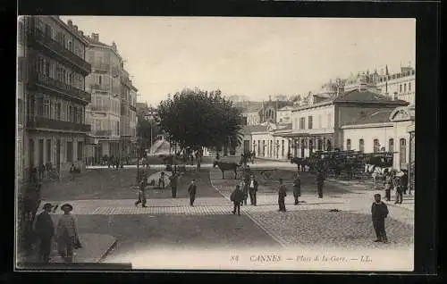 AK Cannes, Place de la Gare