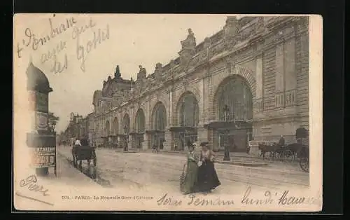 AK Paris, La Nouvelle Gare d`Orléans