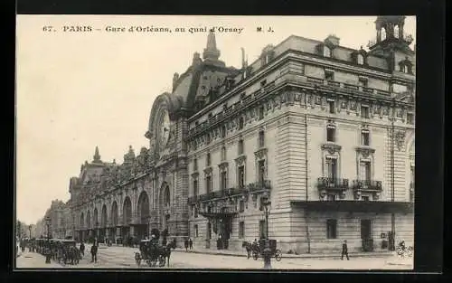 AK Paris, Gare d`Orléans, au quai d`Orsay