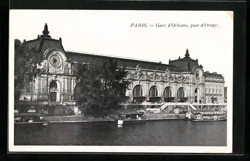 AK Paris, Gare d`Orléans, quai d`Orsay