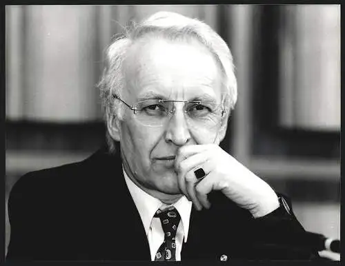 Fotografie IMO, Bonn, Ministerpräsident von Bayern Edmund Stoiber, 16.02.1995