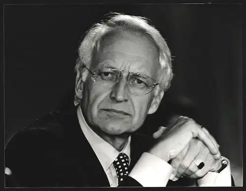 Fotografie Sepp Spiegl, Bonn, Der bayrische Ministerpräsident Edmund Stoiber im September 1995