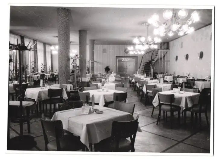 30 Fotografien Hans Armster, Mainz, Ansicht Mainz, Restaurant zum Gutenberg, Salamander Geschäft, Festwagen, Hotel 10
