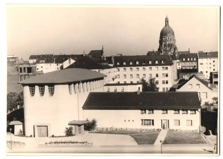 30 Fotografien Hans Armster, Mainz, Ansicht Mainz, Restaurant zum Gutenberg, Salamander Geschäft, Festwagen, Hotel 7
