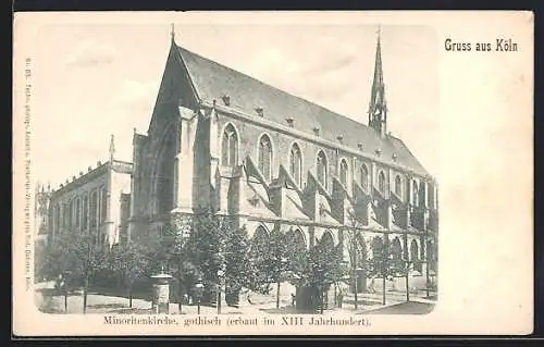 AK Köln, Minoritenkirche, gotisch