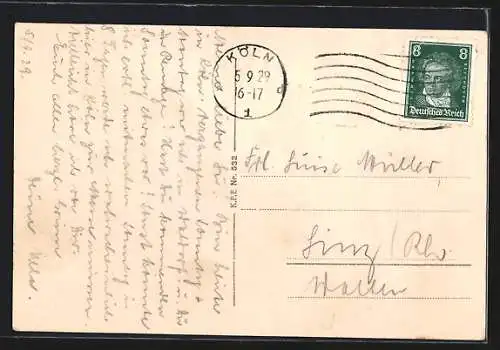 AK Köln a. Rh., Altermarkt mit Dom