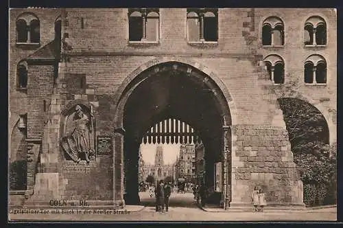 AK Köln a. Rh., Eigelsteiner Tor mit Blick in die Neusser Strasse