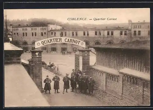 AK Coblence, Quartier Carnot