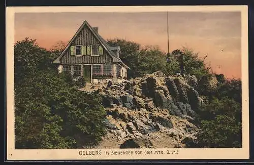 AK Oelberg im Siebengebirge, Oelberg-Restaurant W. Steeg