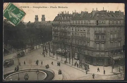 AK Paris, Perspective Place Médicis