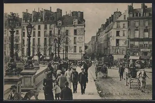 AK Paris, La Rue Dauphine