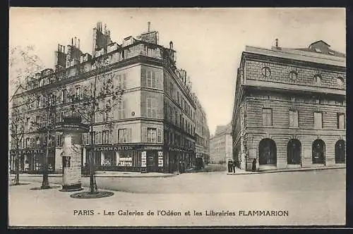 AK Paris, Les Galeries de l`Odéon et les Librairies Flammarion