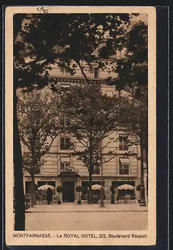 AK Paris, Royal Hotel, Boulevard Raspail