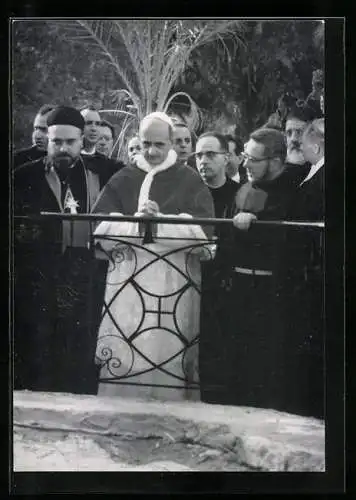 AK Papst Paul VI. visits Capernaum