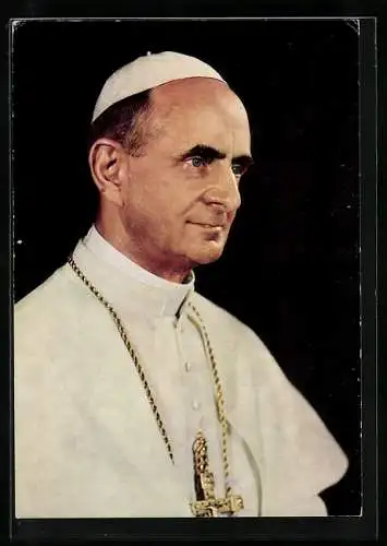 AK Bildnis Papst Paul VI.