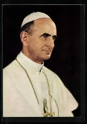 AK Bildnis Papst Paul VI.