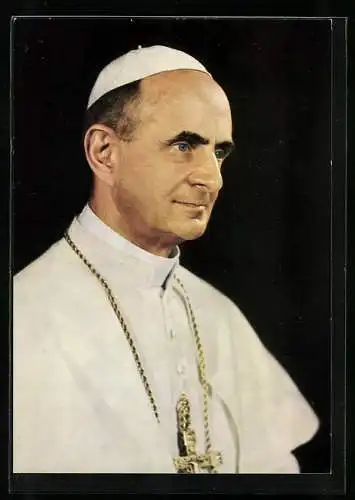 AK Bildnis Papst Paul VI.