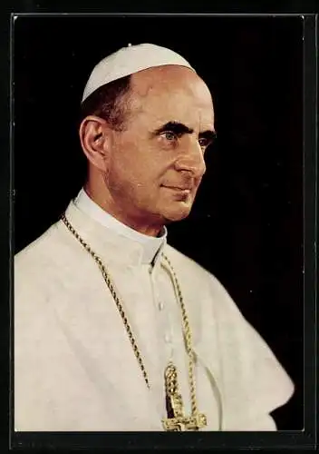 AK Porträt Papst Paul VI.