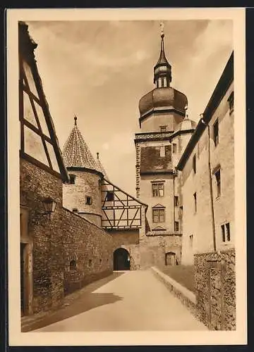 AK Würzburg, Festung Marienberg, Nordeck oder Kiliansturm