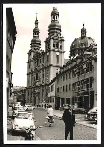 AK Würzburg, Blick auf die Kirche