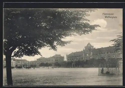 AK Hannover, Welfenplatz mit Kaserne