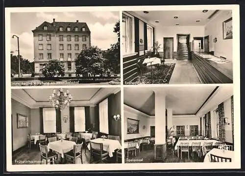 AK Würzburg, Hotel Regina am Bahnhofsplatz