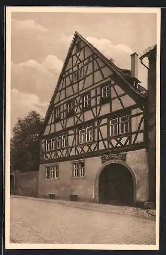 AK Würzburg, Geschäftshaus Robert Höhn, Neubaustrasse 64