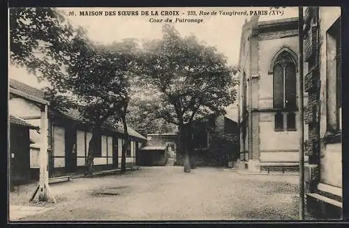 AK Paris, Maison des Soeurs de la Croix, 233 Rue de Vaugirard, Cour de Patronage