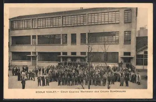 AK Paris, Ecole Violet, Cour Chavez, Batiment des Cours Supérieurs