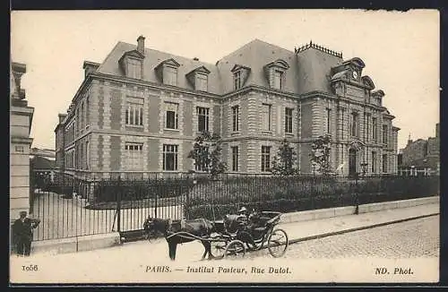 AK Paris, Institut Pasteur, Rue Dutot