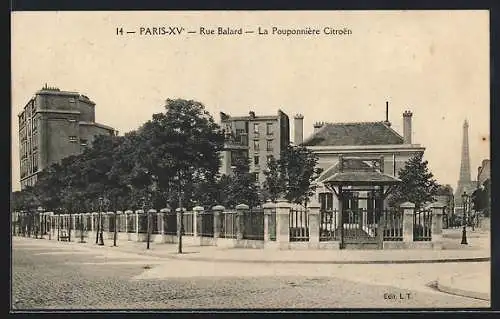 AK Paris, Rue Balard, La Pouponnière Citroen