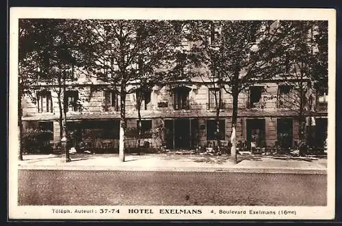 AK Paris, Hotel Exelmans, 4 Boulevard Exelmans