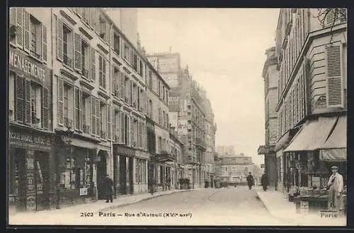 AK Paris, Rue d`Auteuil