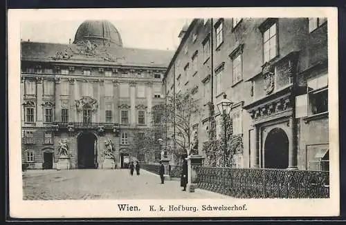 AK Wien, K. k. Hofburg, Schweizerhof