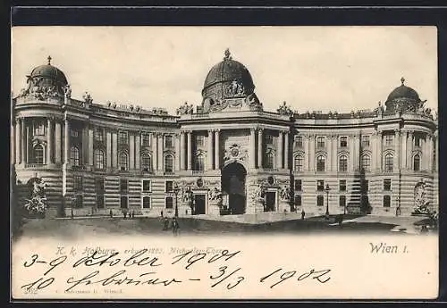 AK Wien, K. k. Hofburg, Michaeler-Thor