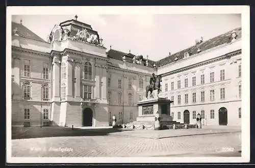 AK Wien, Josefsplatz mit Denkmal