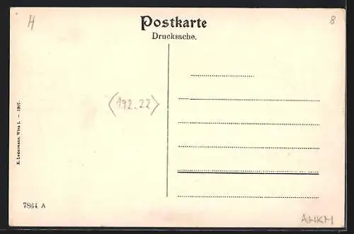 AK Wien, Michaelerplatz und Schauflergasse, Café Nitsche