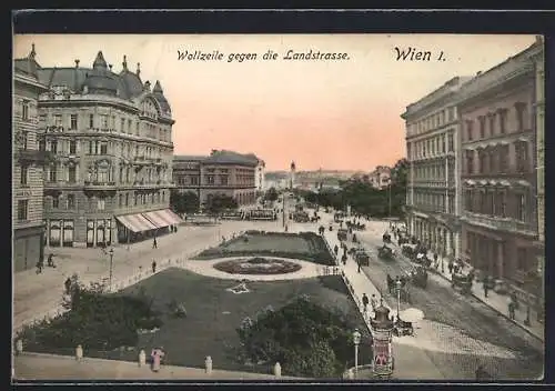 AK Wien, Wallzeile gegen die Landstrasse