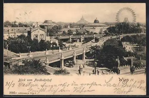 AK Wien, Blick vom Nordbahnhof