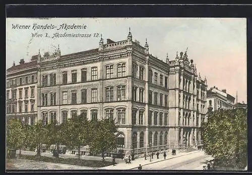 AK Wien, Handels-Akademie in der Akademiestrasse 12