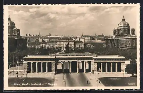 AK Wien, Heldendenkmal mit Museen