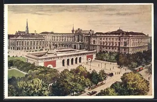 Künstler-AK Wien, Neue Hofburg