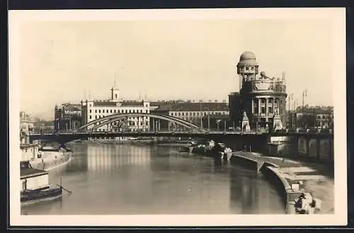 AK Wien, Aspernbrücke mit Urania