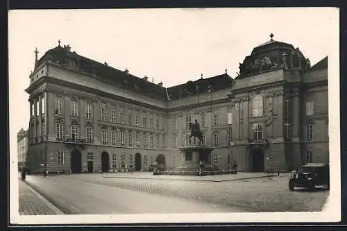AK Wien, Josefsplatz in der Burg u. Nationalbibliothek