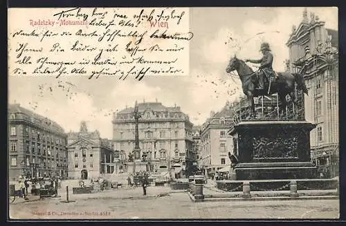 AK Wien, Das Radetzky-Monument