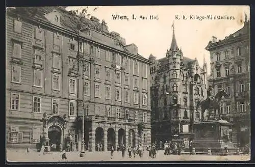 AK Wien, Am Hof, K. k. Kriegs-Ministerium