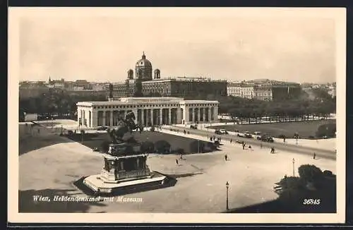 AK Wien, Heldendenkmal mit Museum